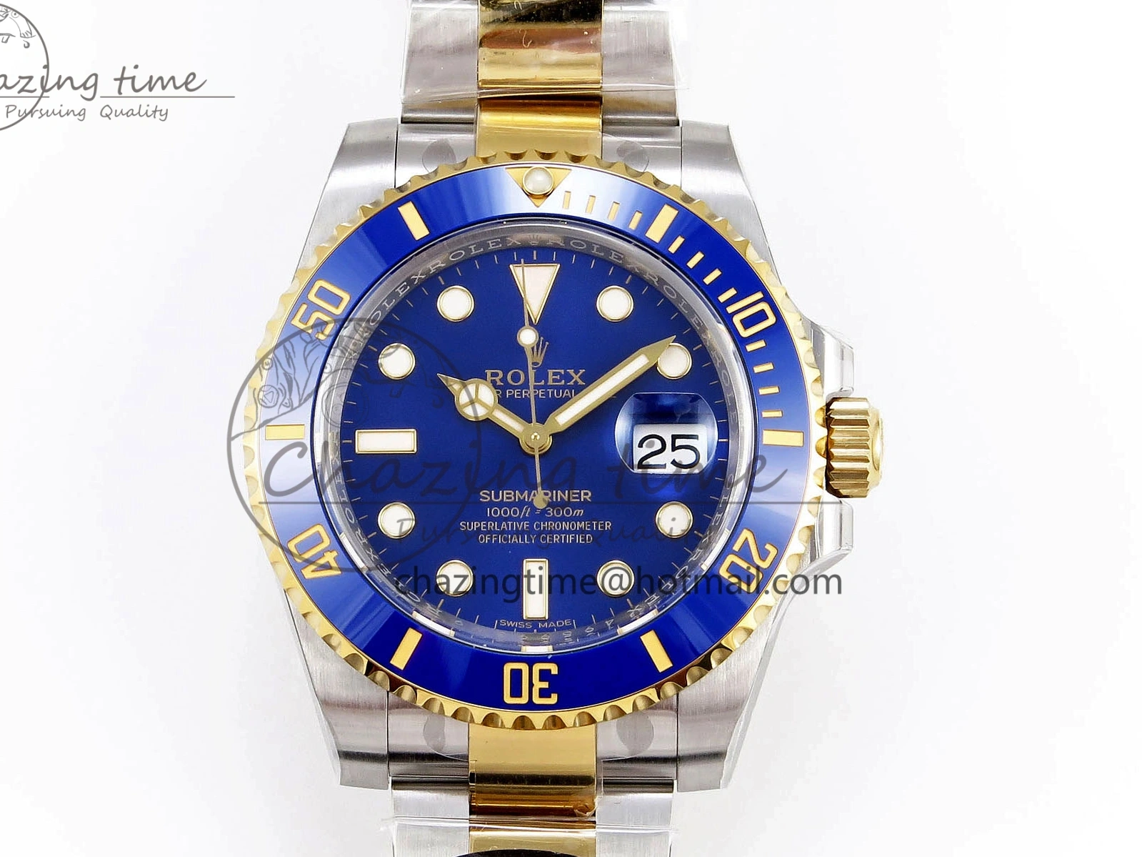 0112 Resilient Submariner 116613 LB Blue Ceramic Clean Factory 1:1 Best Edition 904L SS Case and Bracelet VS 1873